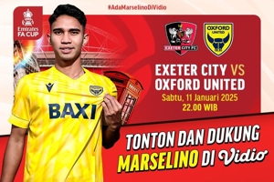 Siaran Langsung FA Cup - 3rd Round: Exeter City vs Oxford United di Vidio Pekan Ini Siaran Langsung FA Cup - 3rd Round: Exeter City vs Oxford United di Vidio Pekan Ini